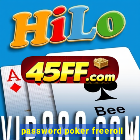 password poker freeroll